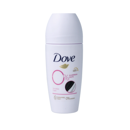 Dove Deodorant roller invisible care 0% 50.00 Milliliter