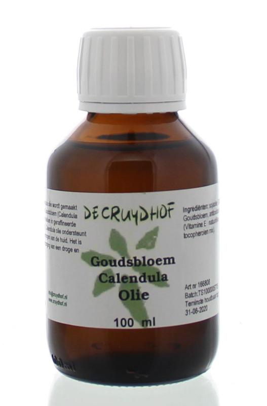 Cruydhof Calendula/goudsbloem olie 100.00 Milliliter