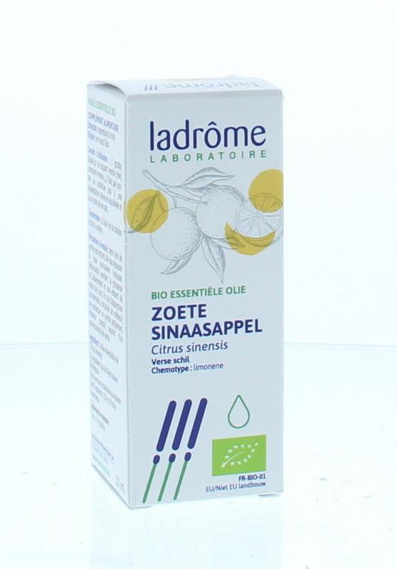 Ladrome Sinaasappel olie bio 10.00 Milliliter