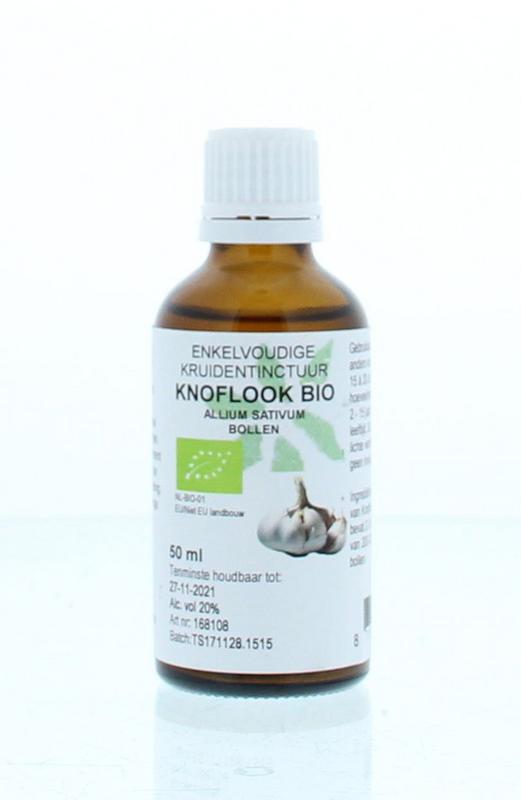 Cruydhof Allium sativum bulb/knoflook tinctuur bio 50 Milliliter