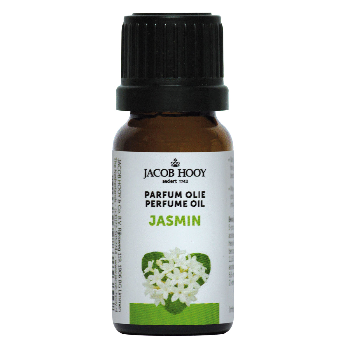 Jacob Hooy Parfum olie jasmijn 10.00 Milliliter