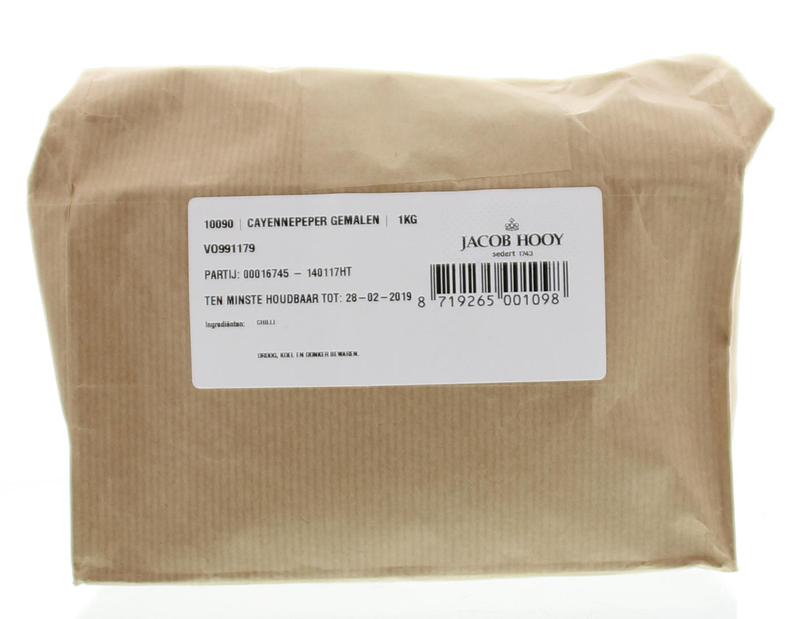 Jacob Hooy Cayennepeper gemalen 1 Kilogram