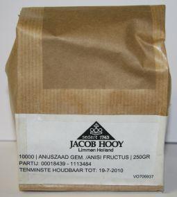 Jacob Hooy Anijszaad gemalen 250 Gram