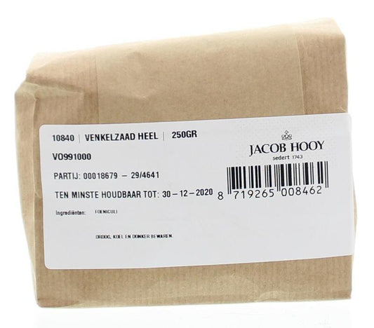 Jacob Hooy Venkelzaad heel 250 Gram
