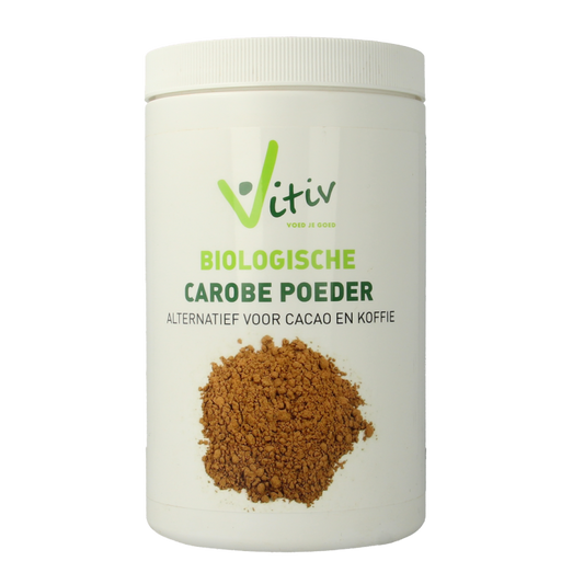 Vitiv Carobe poeder bio 500 Gram