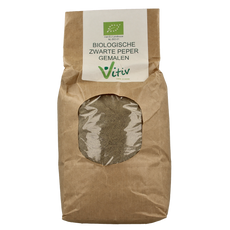 Vitiv Peper gemalen zwart bio 1.00 Kilogram