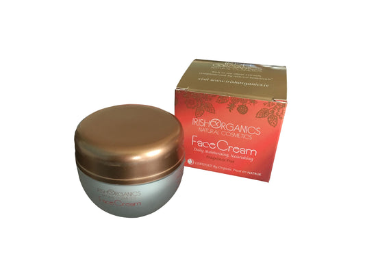 Irish Organics Gezichtcreme zeewier parfumvrij bio 50.00 Milliliter