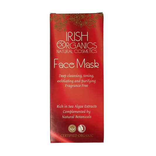 Irish Organics Gezichtsmasker zeewier parfumvrij bio 75 Milliliter