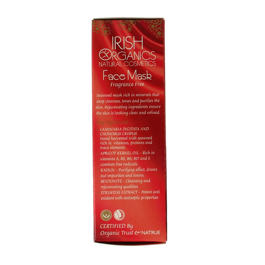 Irish Organics Gezichtsmasker zeewier parfumvrij bio 75.00 Milliliter