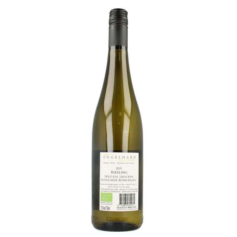 Wein Engelhard Riesling spaetlese trocken wit bio 750 Milliliter