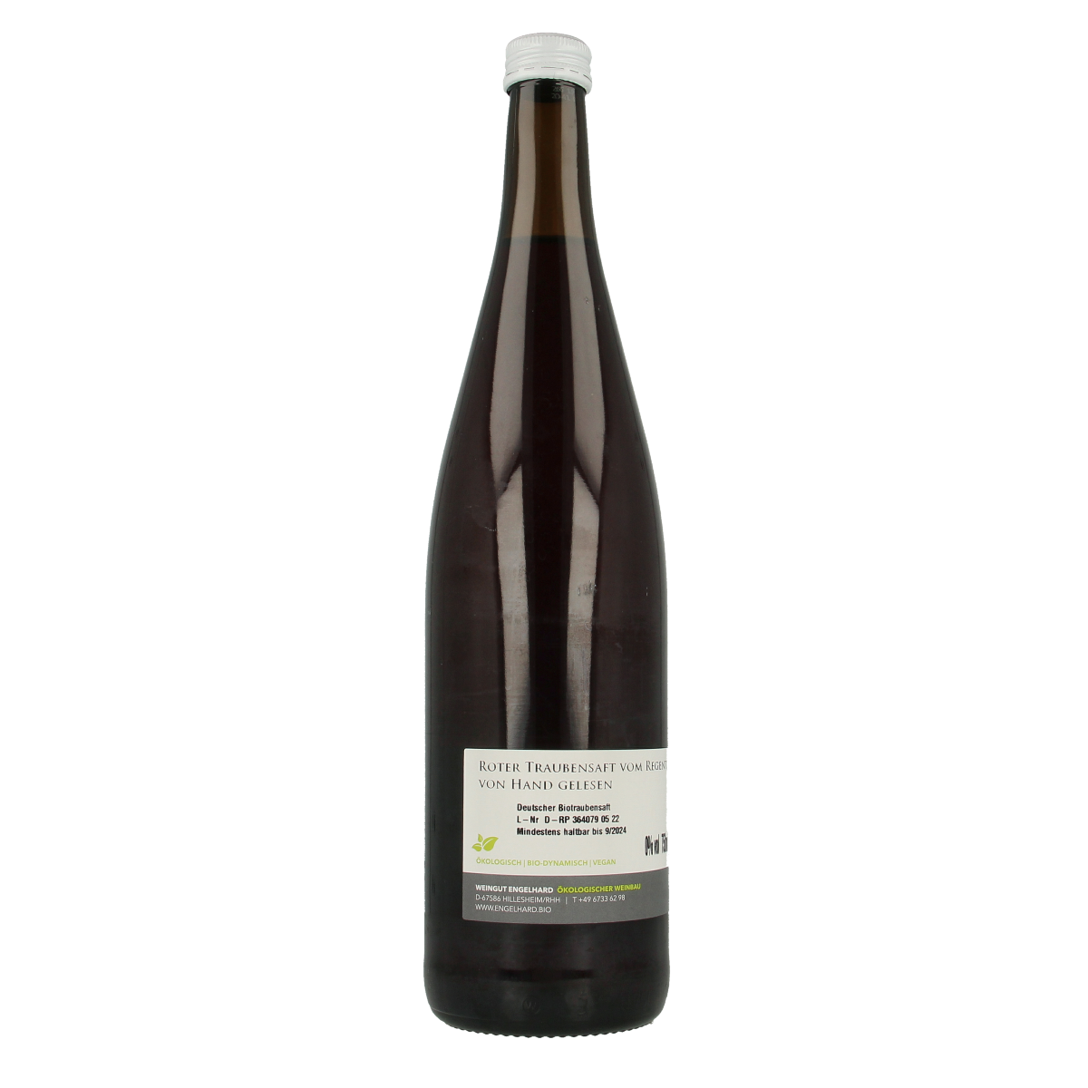 Wein Engelhard Druivensap rood bio 750 Milliliter