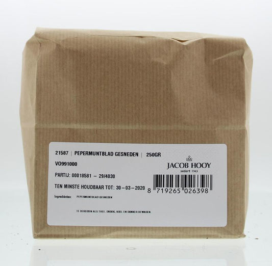 Jacob Hooy Pepermuntblad gesneden brunch 250 Gram