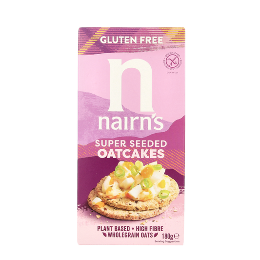Nairns Oatcakes super seeded 180 Gram