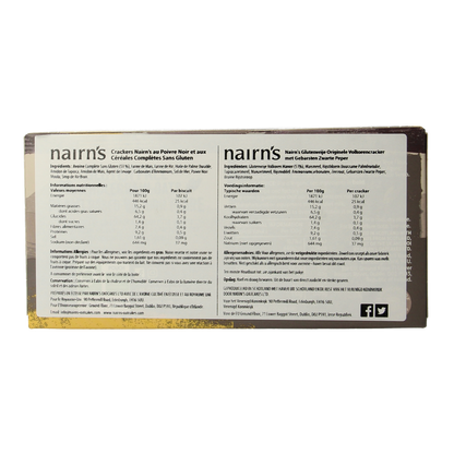 Nairns Cracker volkoren pepper 137.00 Gram