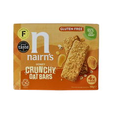Nairns Crunchy oat bars honey glutenvrij 160 Gram
