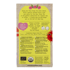 Ministry Of Tea Lemon green tea bio 20.00 Zakjes