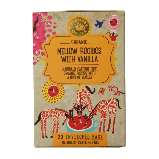 Ministry Of Tea Mellow vanilla rooibos bio 20 Zakjes