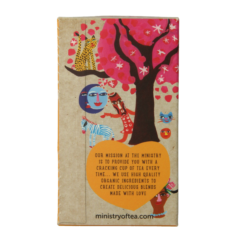 Ministry Of Tea Mellow vanilla rooibos bio 20 Zakjes