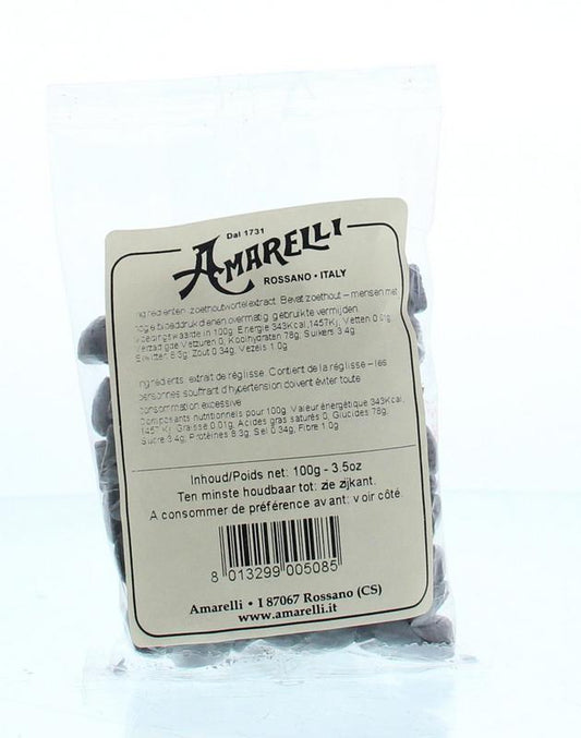 Amarelli Laurierdrop zakje brokjes 100.00 Gram