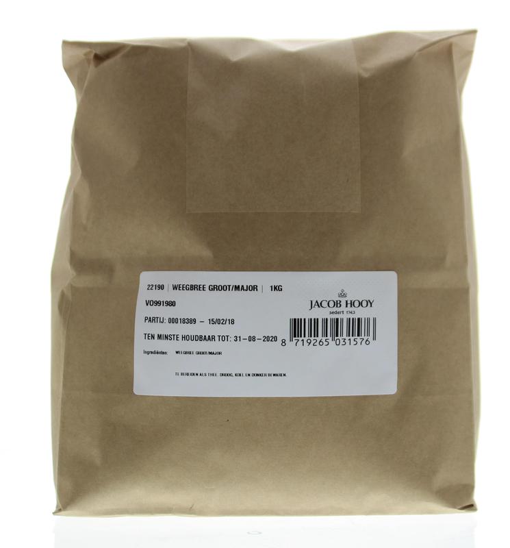 Jacob Hooy Weegbree groot gesneden 1 Kilogram