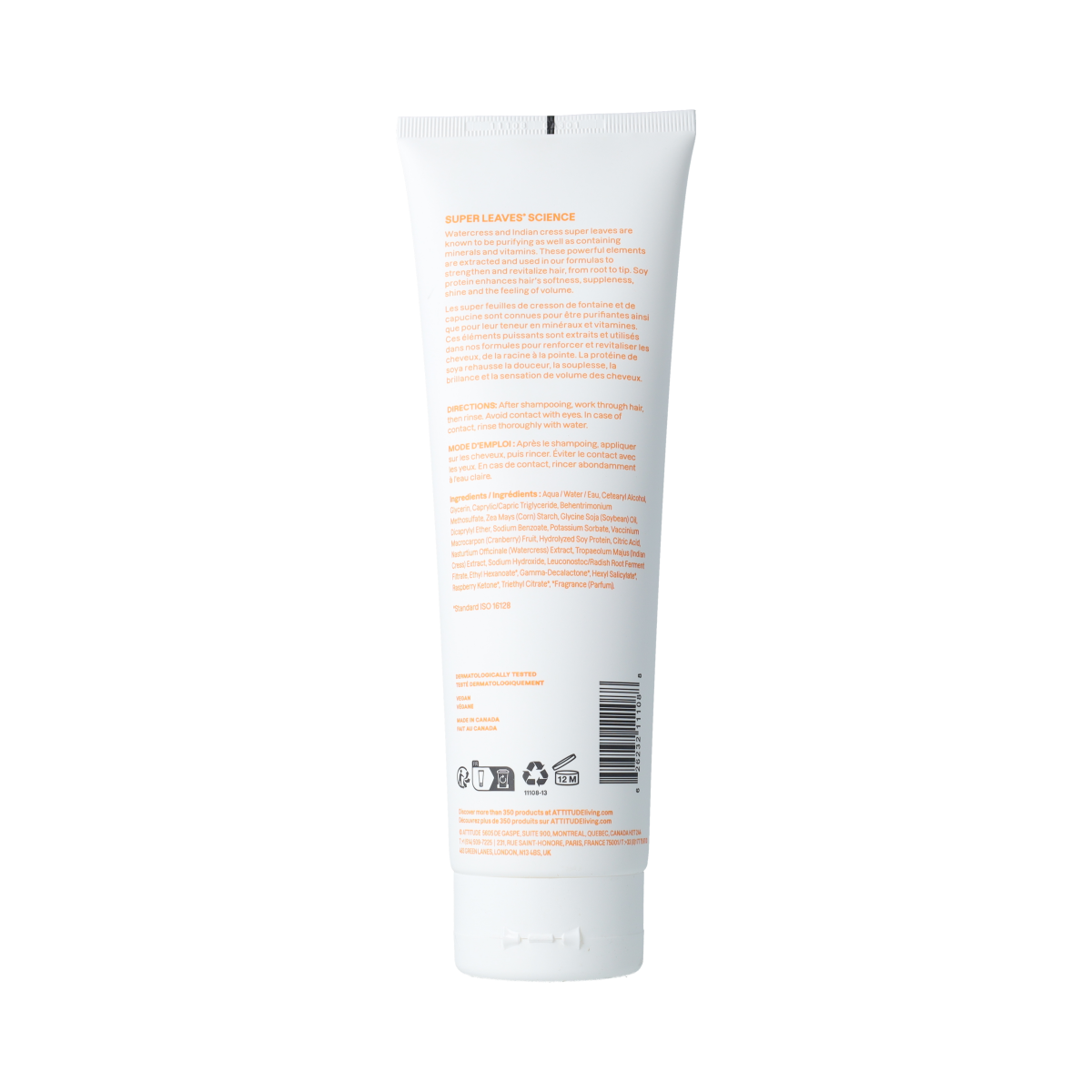 Attitude Conditioner Volume & Shine 240.00 Milliliter