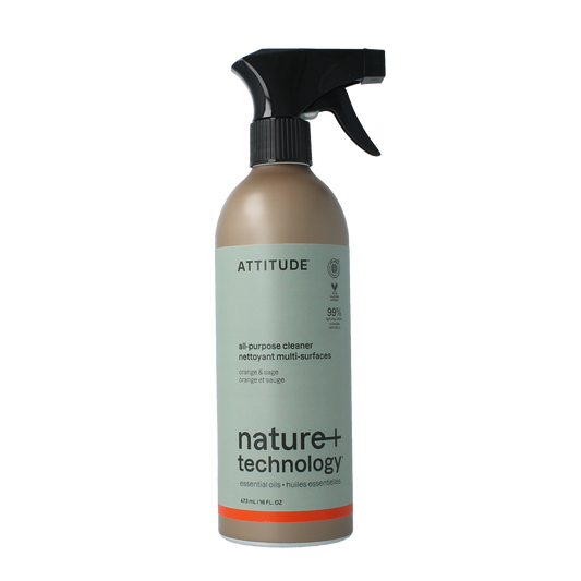 Attitude Allesreiniger sinaasappel & salie 473.00 Milliliter
