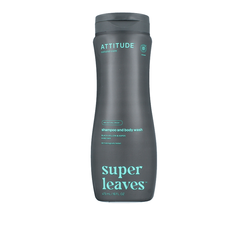 Attitude Shampoo & bodywash 2 in 1 super leaves 473 Milliliter