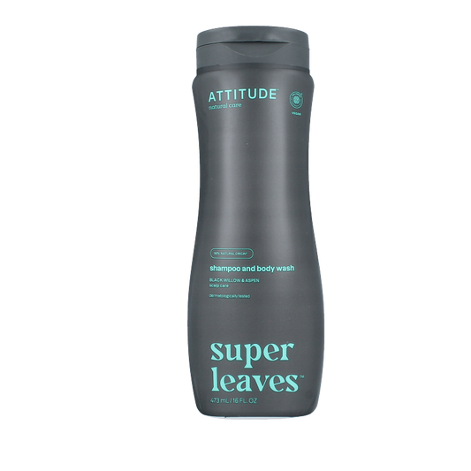 Attitude Shampoo & bodywash 2 in 1 super leaves 473 Milliliter