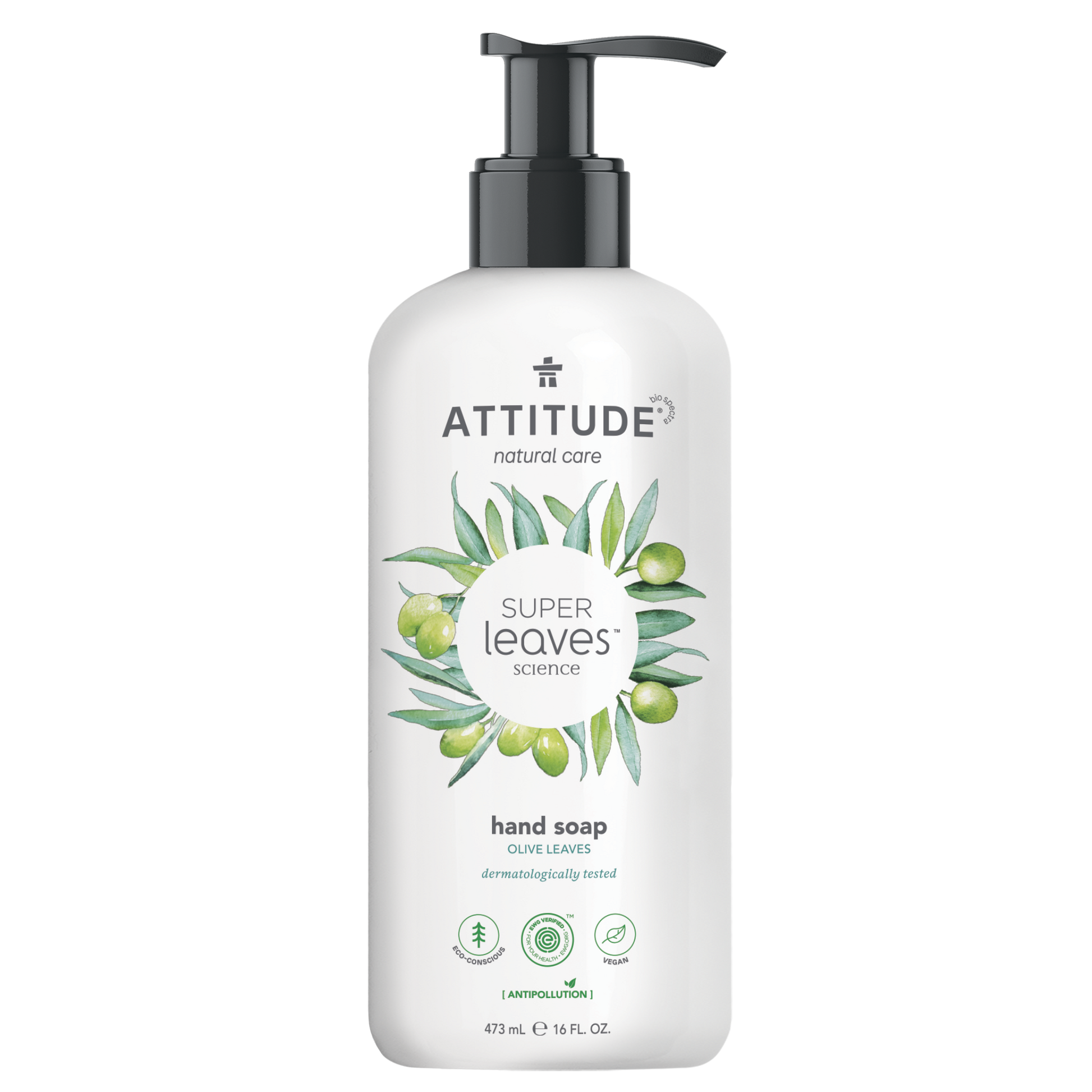 Attitude Super leaves handzeep olive leaves 473 Milliliter