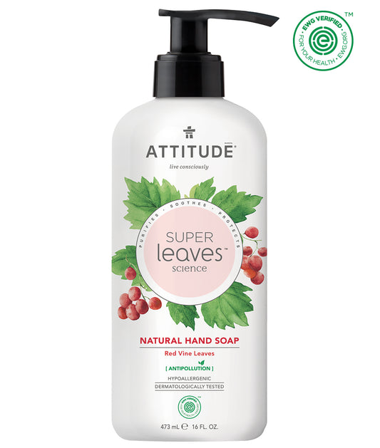 Attitude Super leaves handzeep red vine leaves 473 Milliliter