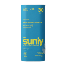 Attitude Sunly zonnebrandstick kids SPF30 60 Gram