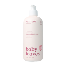 Attitude Shampoo 2 in 1 baby leaves parfum vrij 473 Milliliter