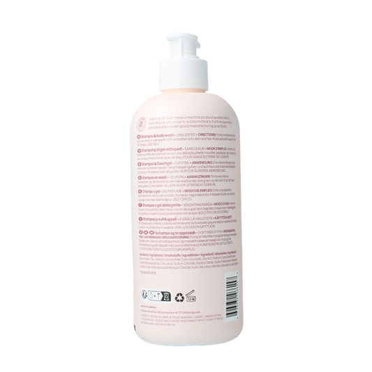 Attitude Shampoo 2 in 1 baby leaves parfum vrij 473 Milliliter