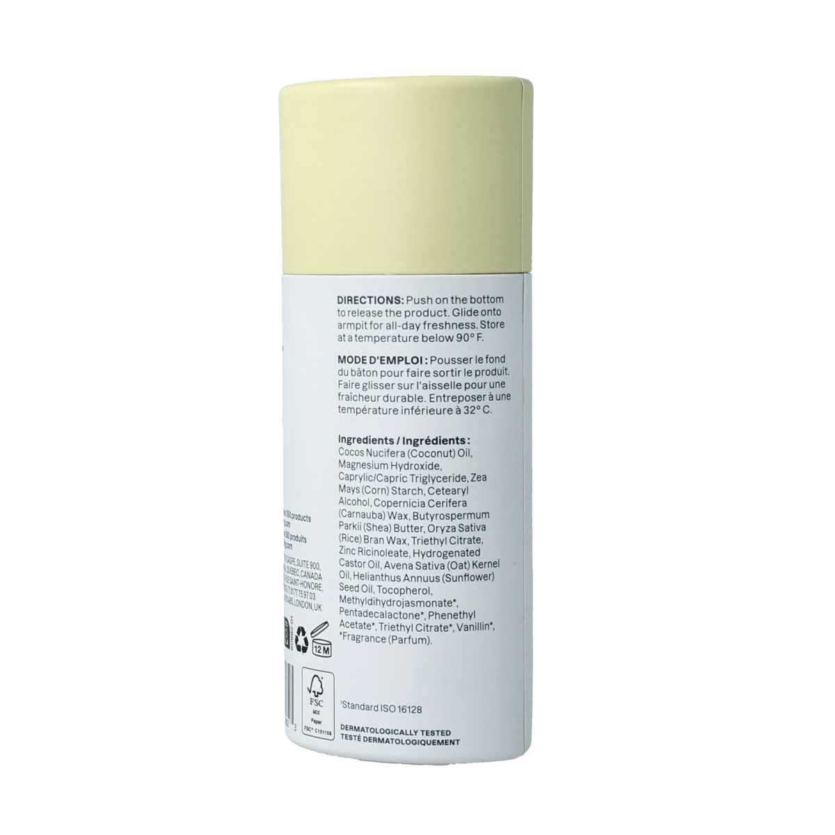 Attitude Deodorant baksoda vrij vanilla creme super leaves 75.00 Gram