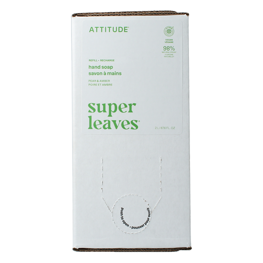Attitude Super leaves handzeep pear amber eco refill 2.00 Liter