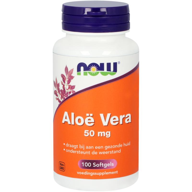 NOW Aloe Vera 50mg 100 Softgels