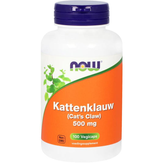 NOW Kattenklauw 500mg 100.00 Vegetarische capsules