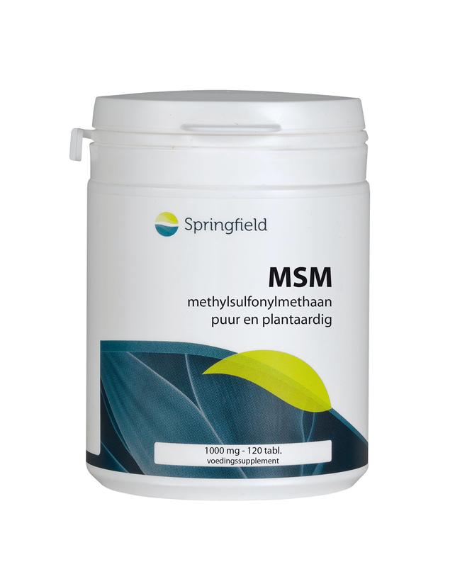 Springfield MSM 1000mg 120 Tabletten – AtHomePharma
