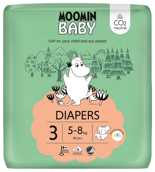 Moomin Baby luiers maat 3 48 Stuks