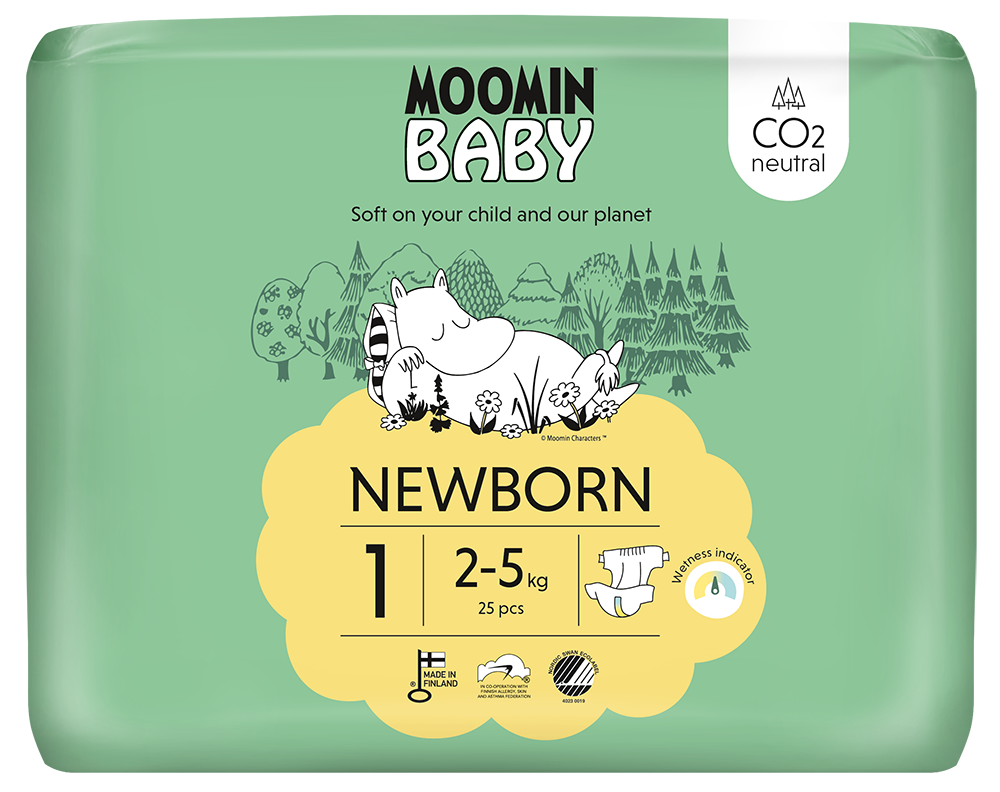 Moomin Baby luiers maat 1 25 Stuks