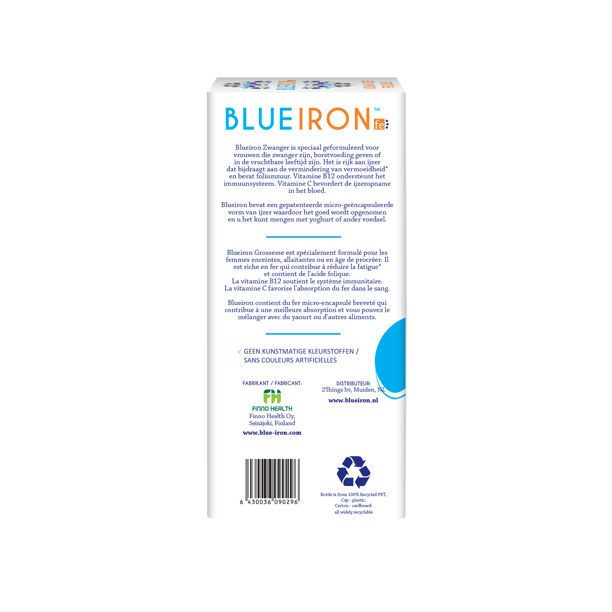 Blueiron Vloeibaar ijzer zwanger 250.00 Milliliter