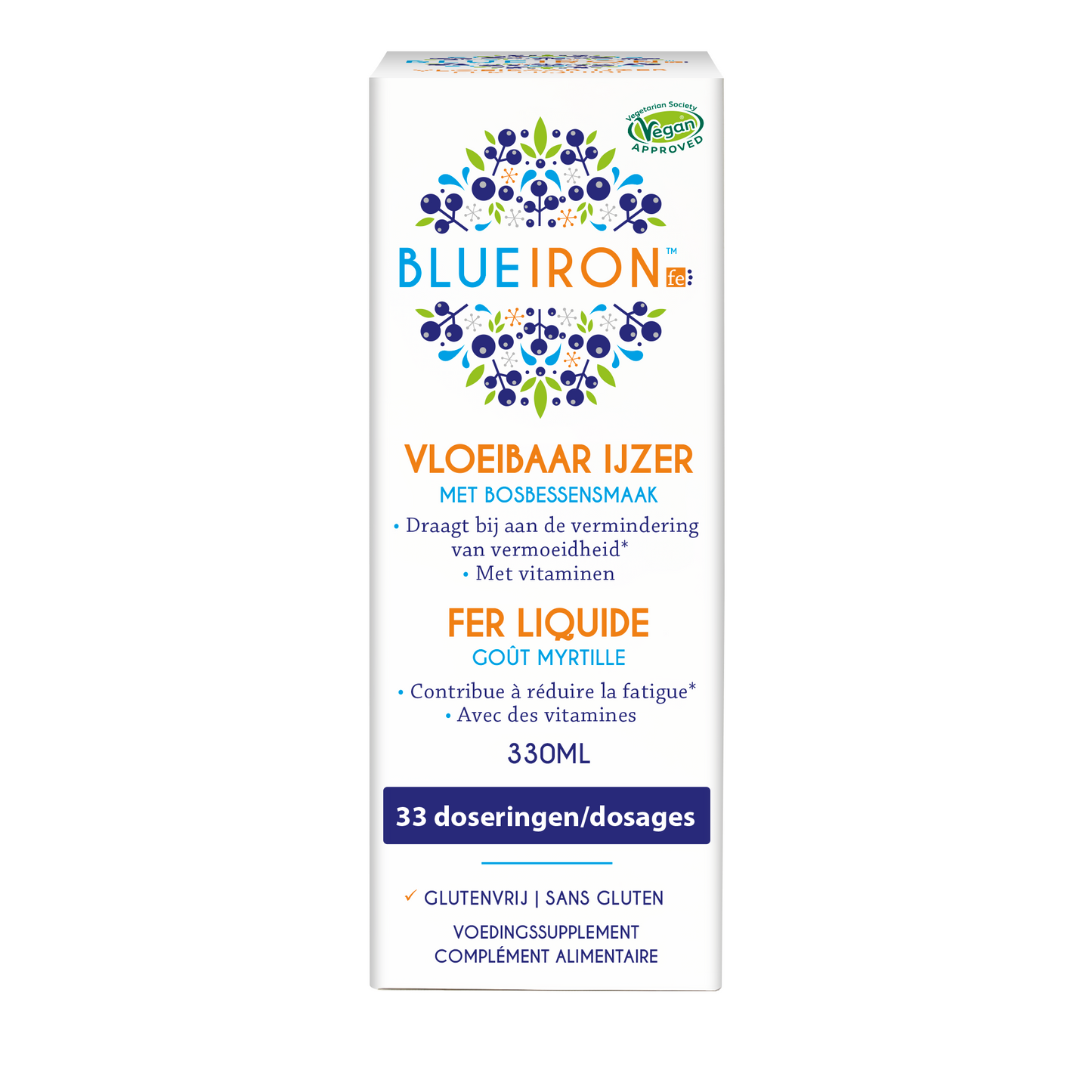 Blueiron Vloeibaar ijzer original 330 Milliliter