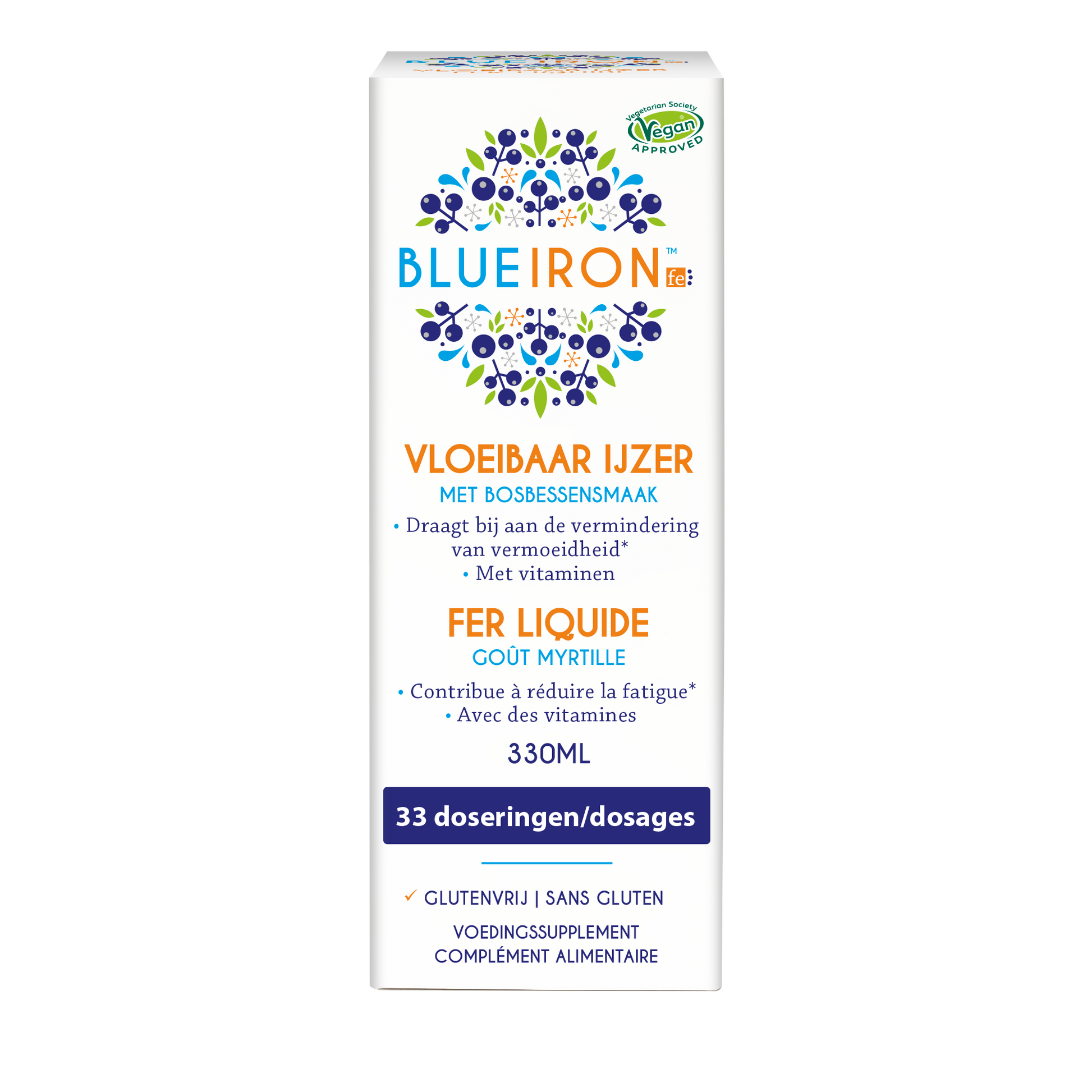 Blueiron Vloeibaar ijzer original 330 Milliliter