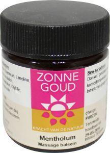 Zonnegoud Mentholum balsem  30 Gram