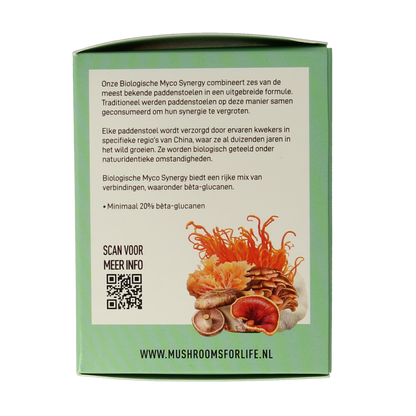 Mushrooms for Life Myco synergy poeder bio 60.00 Gram