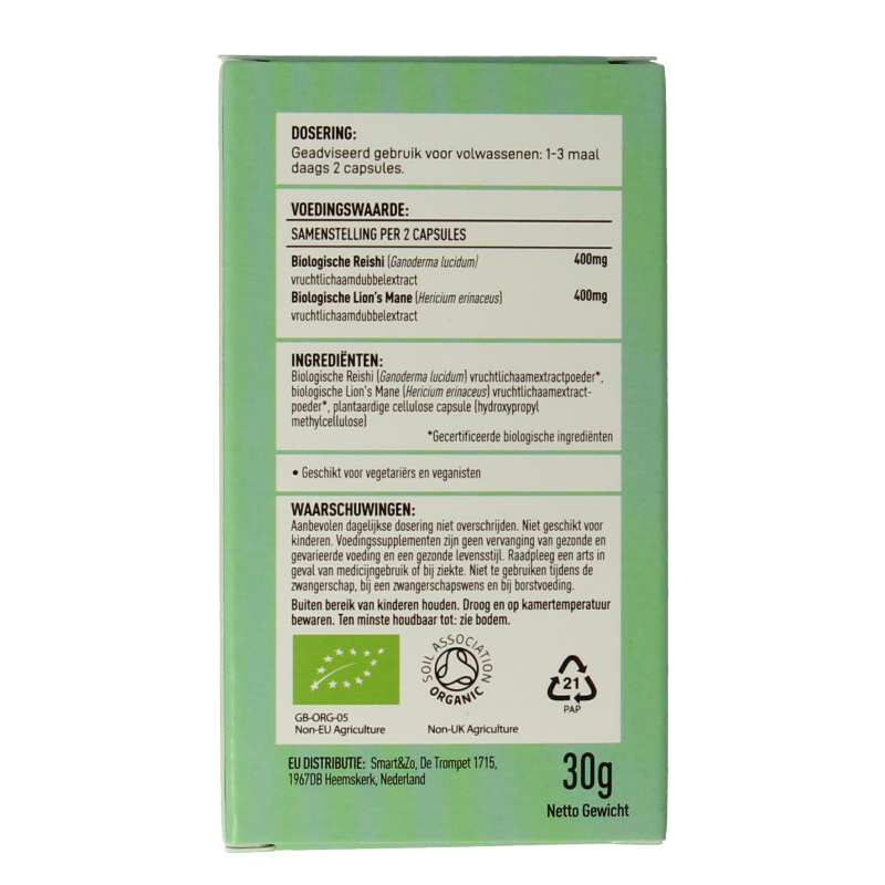 Mushrooms for Life Myco zen bio 60 Capsules