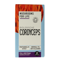 Mushrooms for Life Cordyceps bio 60.00 Capsules
