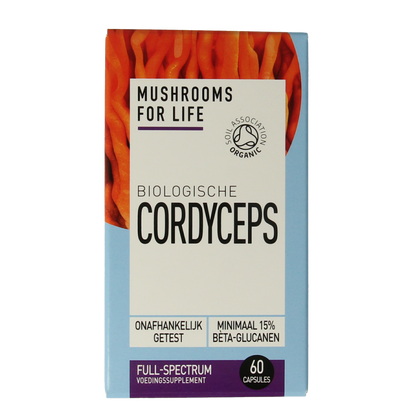 Mushrooms for Life Cordyceps bio 60.00 Capsules