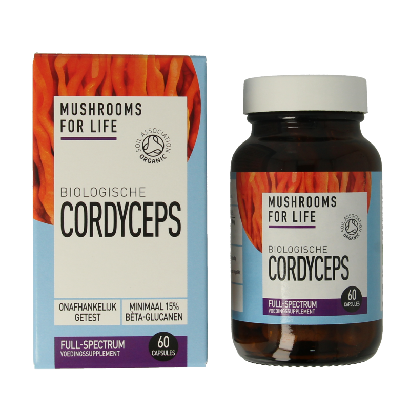 Mushrooms for Life Cordyceps bio 60 Capsules