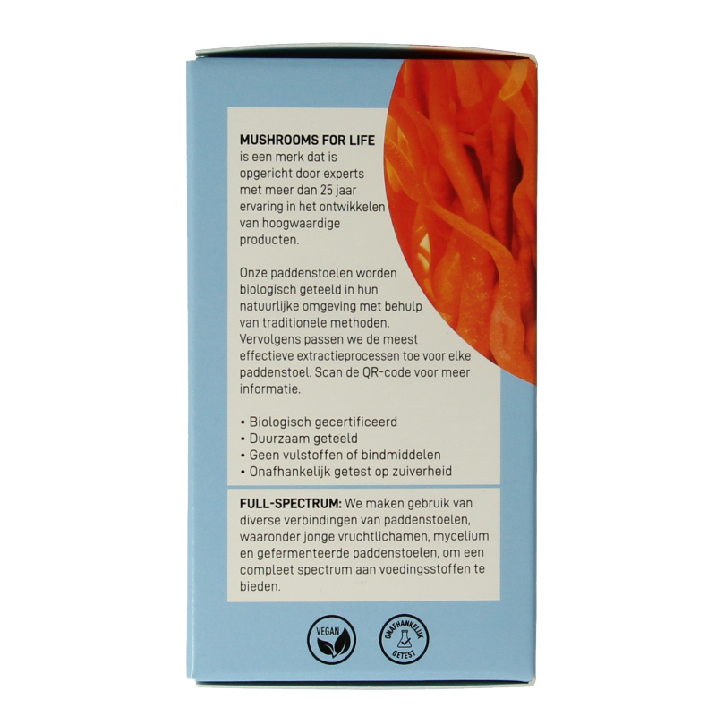 Mushrooms for Life Cordyceps bio 60 Capsules